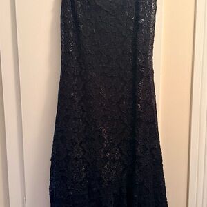 Betsey Johnson Black Lace Party Dress